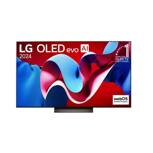 LG 55 inch OLED evo AI 4K alpha 9 AI Processor Smart TV (OLED55C46LA.ATR) 2024